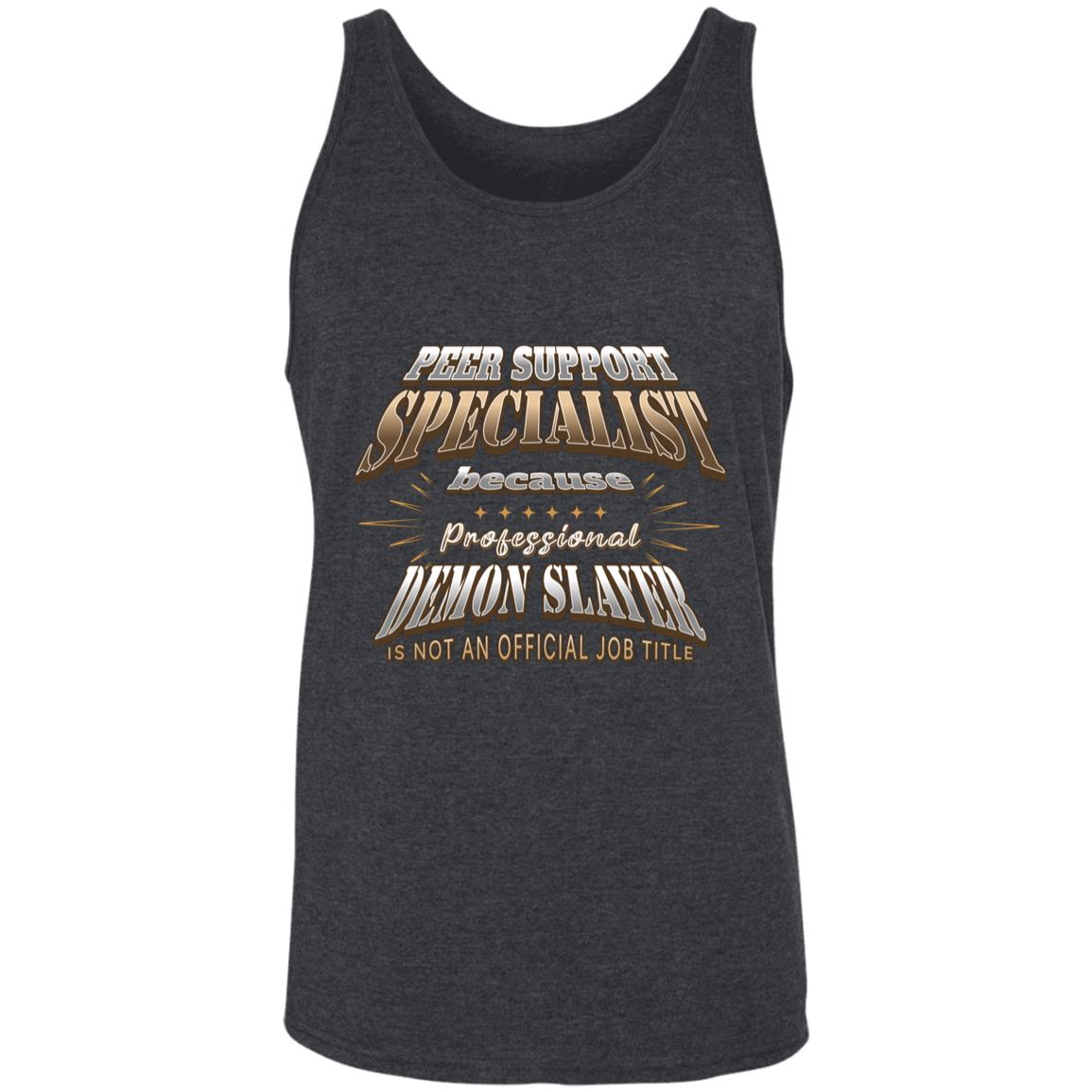 Recovery Unisex Tank | Inspiring Sobriety |   Peer Support Specialist (Demon Slayer)