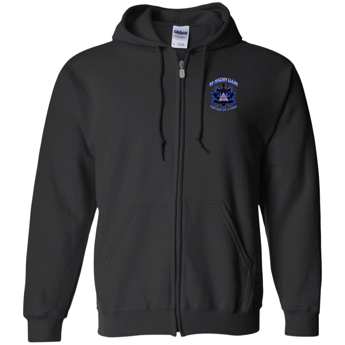 Recovery Zip Hoodie  | Inspiring Sobriety | NA-Mastay Clean