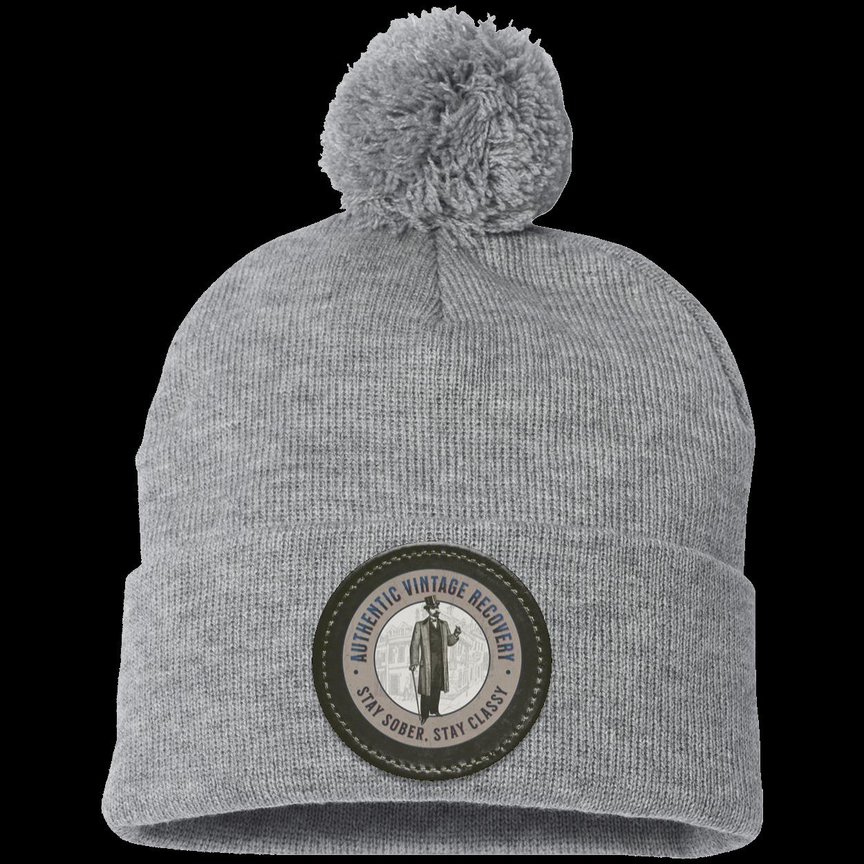 Recovery Pom Beanie | Inspiring Sobriety |  Stay Sober, Stay Classy