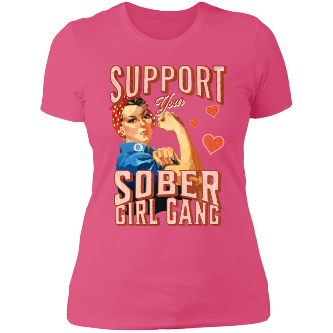 Womens Recovery T-Shirt | Inspiring Sobriety | Support Your Sober Girl Gang