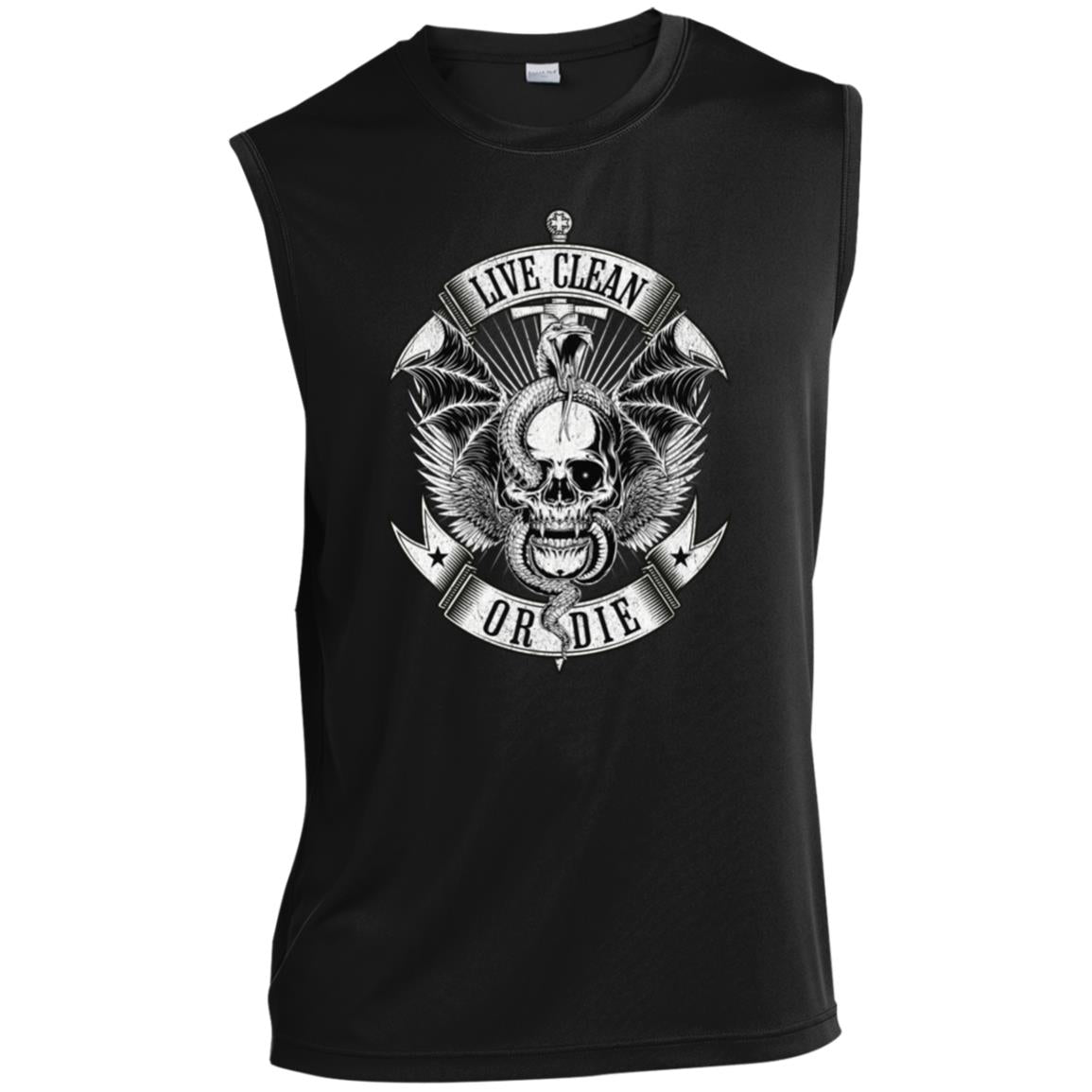 Mens Recovery Tank | Inspiring Sobriety |  Live Clean or Die