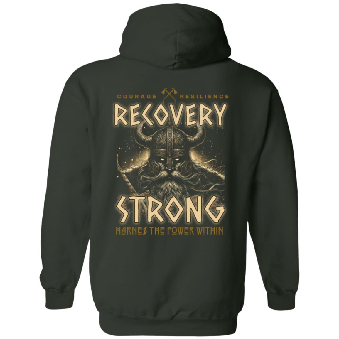 Recovery Zip Hoodie  | Inspiring Sobriety |  Recovery Strong Warrior