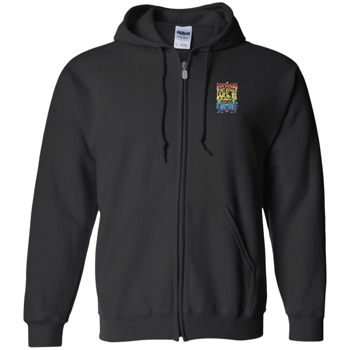 Custom Recovery Zip Hoodie  | Inspiring Sobriety | Retro Dopeless But Still Dope AF