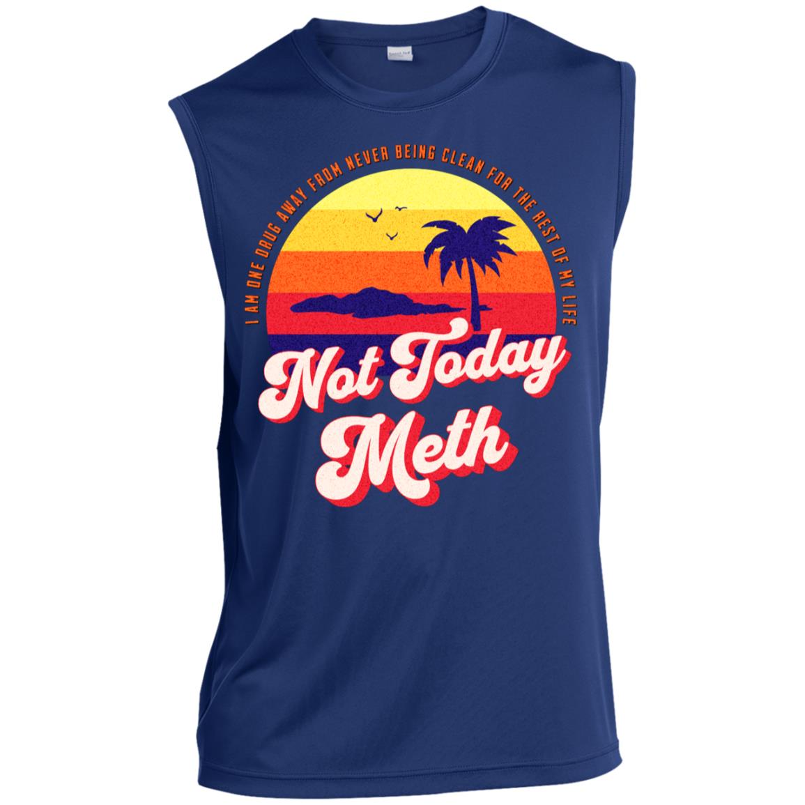 Mens Recovery Tank | Inspiring Sobriety | Not Today Meth