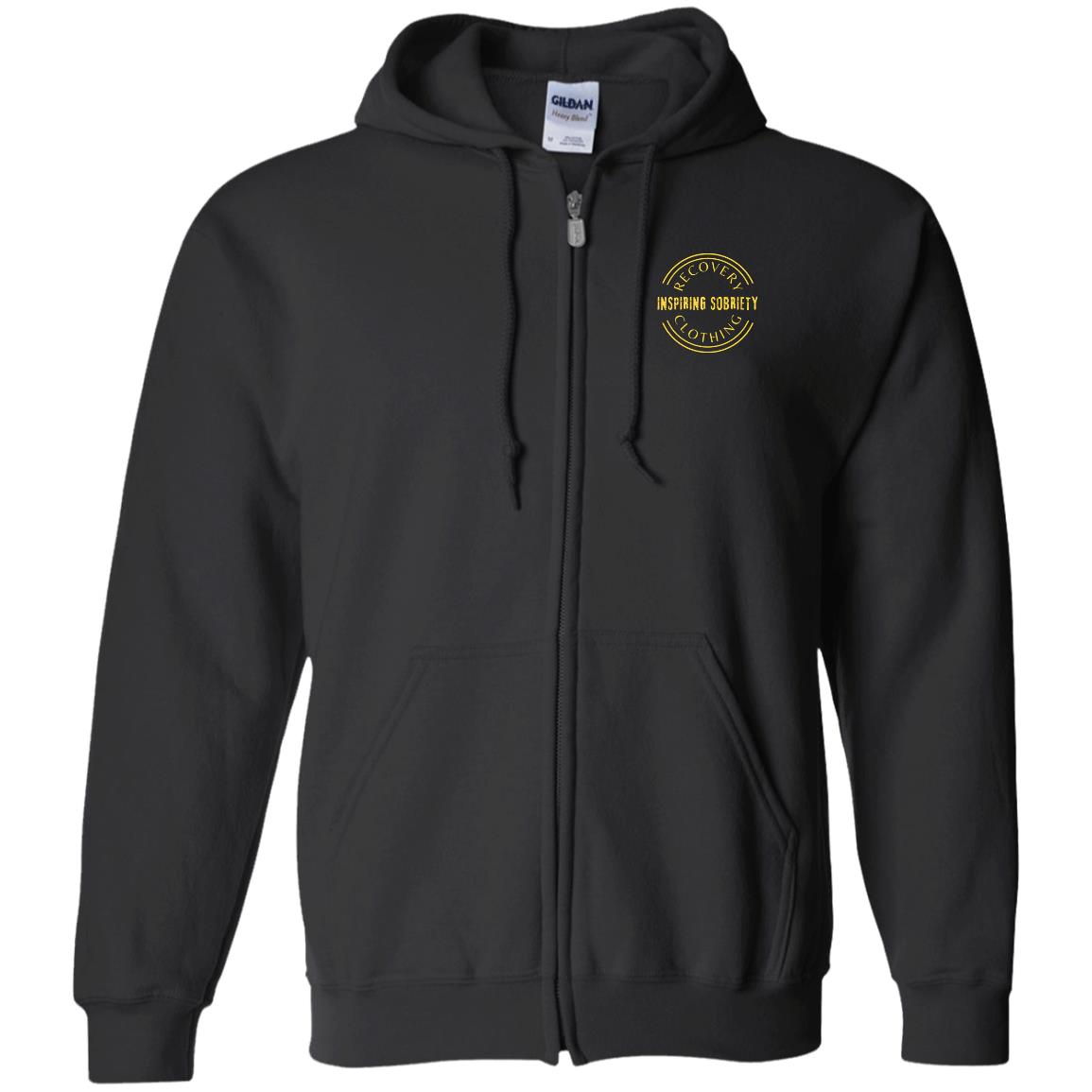 Recovery Unisex Zip Hoodie  | Inspiring Sobriety |  Clean Sober Your Spirit Awakens