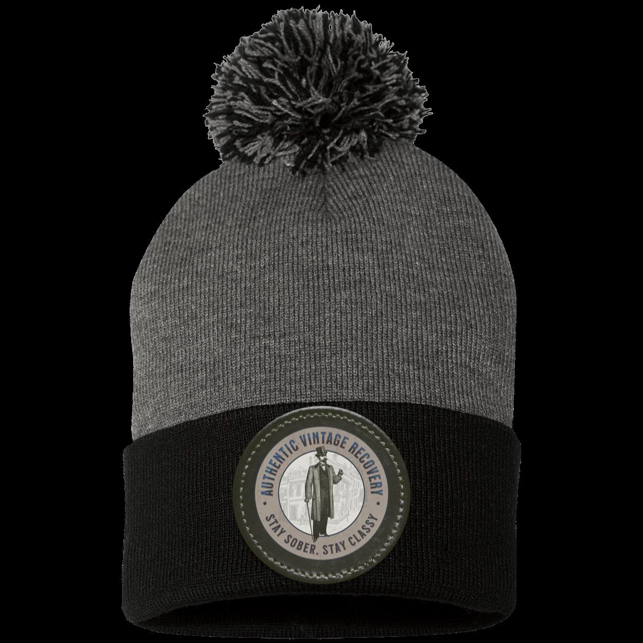 Recovery Pom Beanie | Inspiring Sobriety |  Stay Sober, Stay Classy