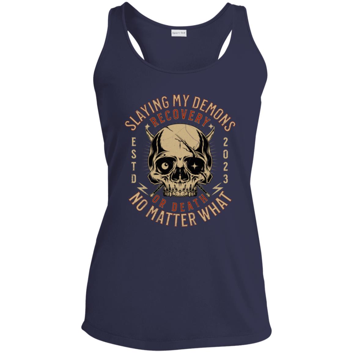 Custom Womens Recovery Tank | Inspiring Sobriety |  Slaying My Demons