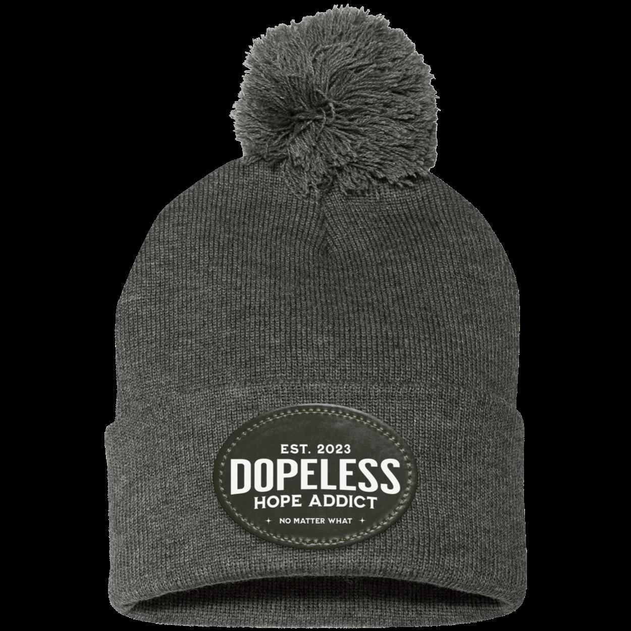 Custom Recovery Pom Beanie | Inspiring Sobriety |  Dopeless Hope Addict