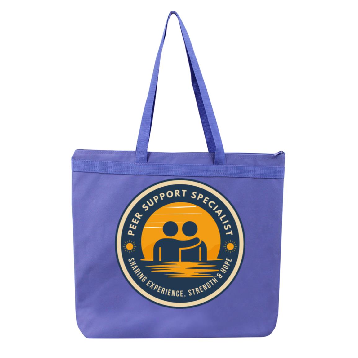 Recovery Tote Bag | Inspiring Sobriety |  Peer Support Specialist