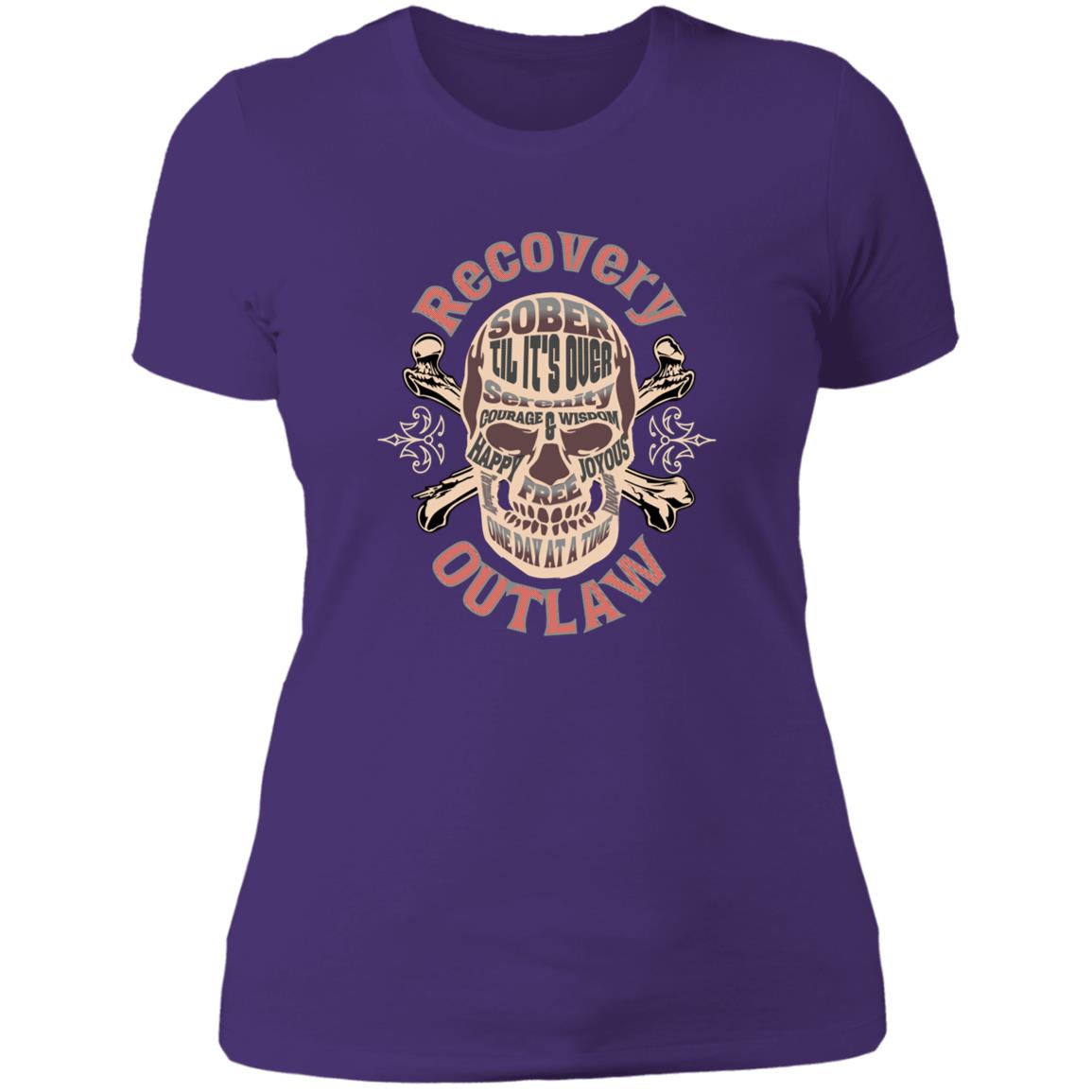 Womens Recovery T-Shirt | Inspiring Sobriety | Recovery Outlaw