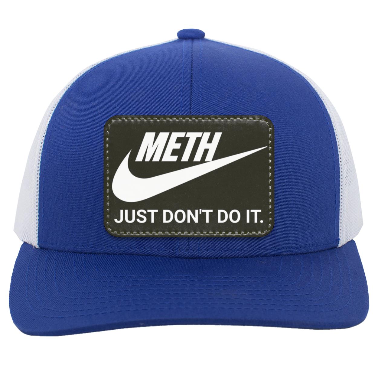 Recovery Trucker Snapback Hat | Inspiring Sobriety |  Meth Just Don't Do It