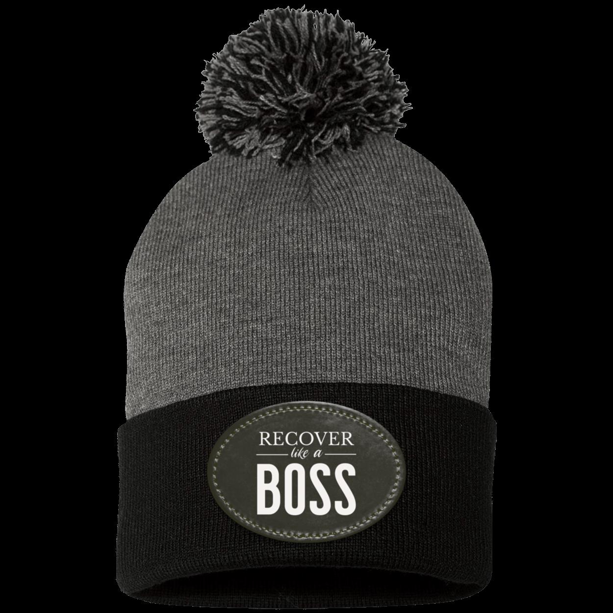 Recovery Pom Beanie | Inspiring Sobriety |  Recover Like a Boss