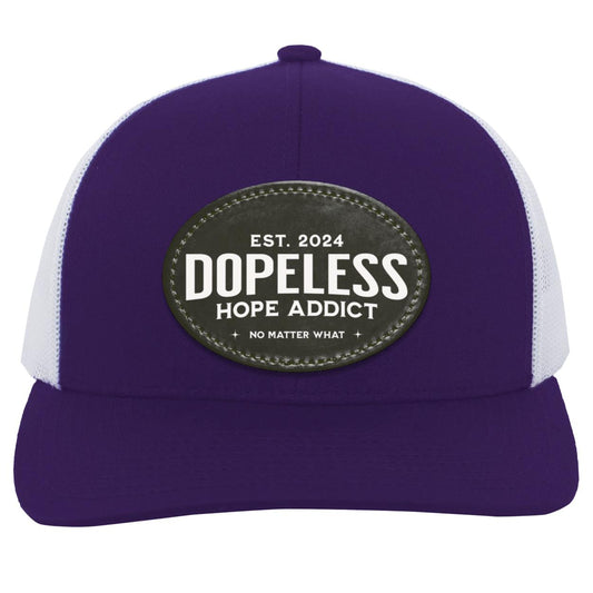 Custom Recovery Trucker Snapback Hat | Inspiring Sobriety |  Dopeless Hope Addict