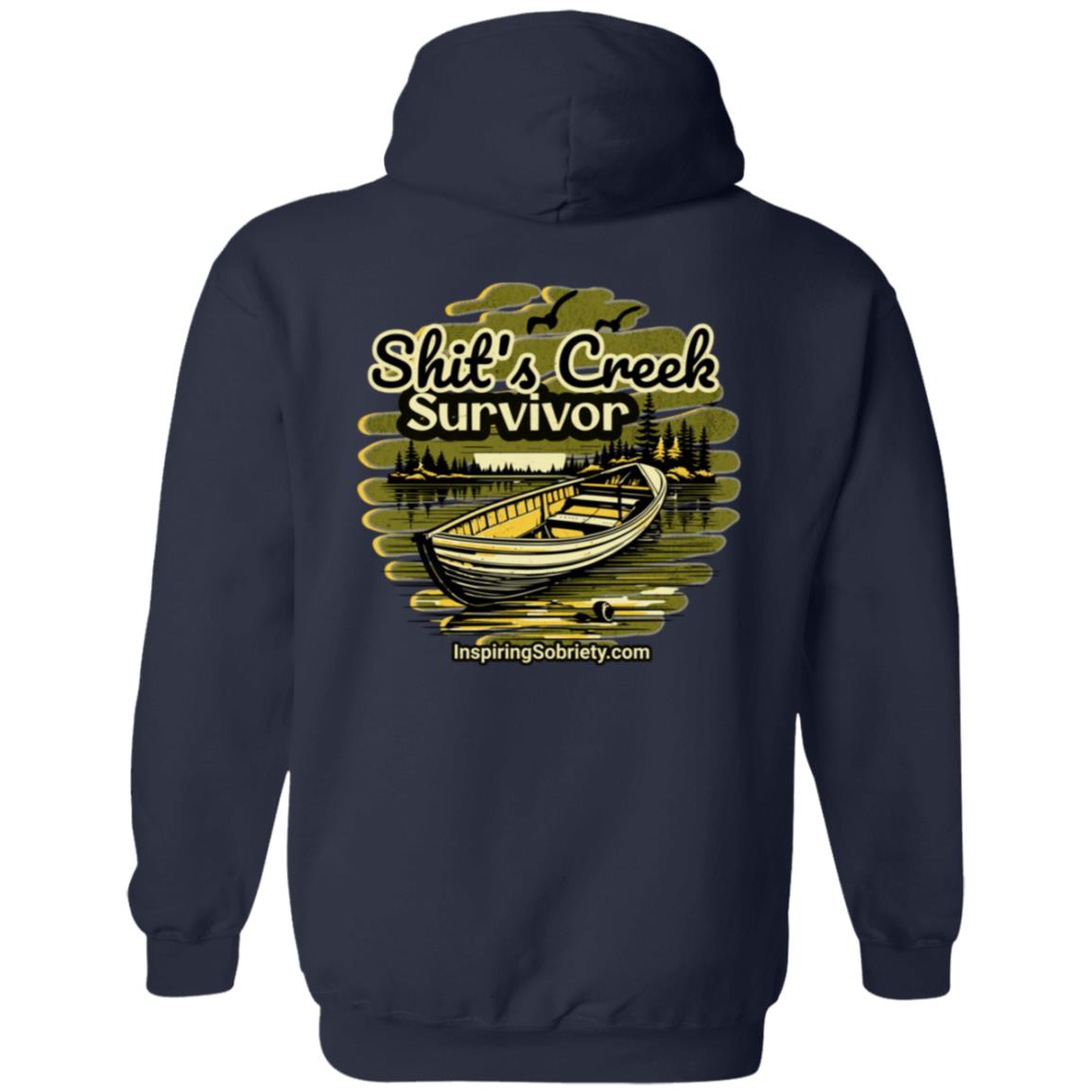 Recovery Zip Hoodie | Inspiring Sobriety |  Sh!t's Creek Survivor