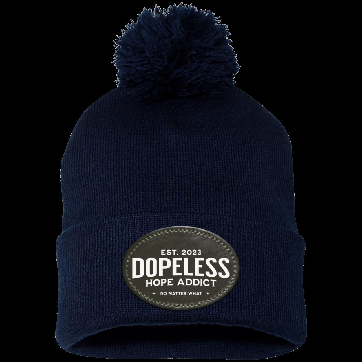 Custom Recovery Pom Beanie | Inspiring Sobriety |  Dopeless Hope Addict