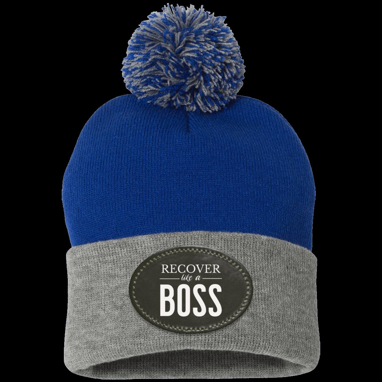 Recovery Pom Beanie | Inspiring Sobriety |  Recover Like a Boss