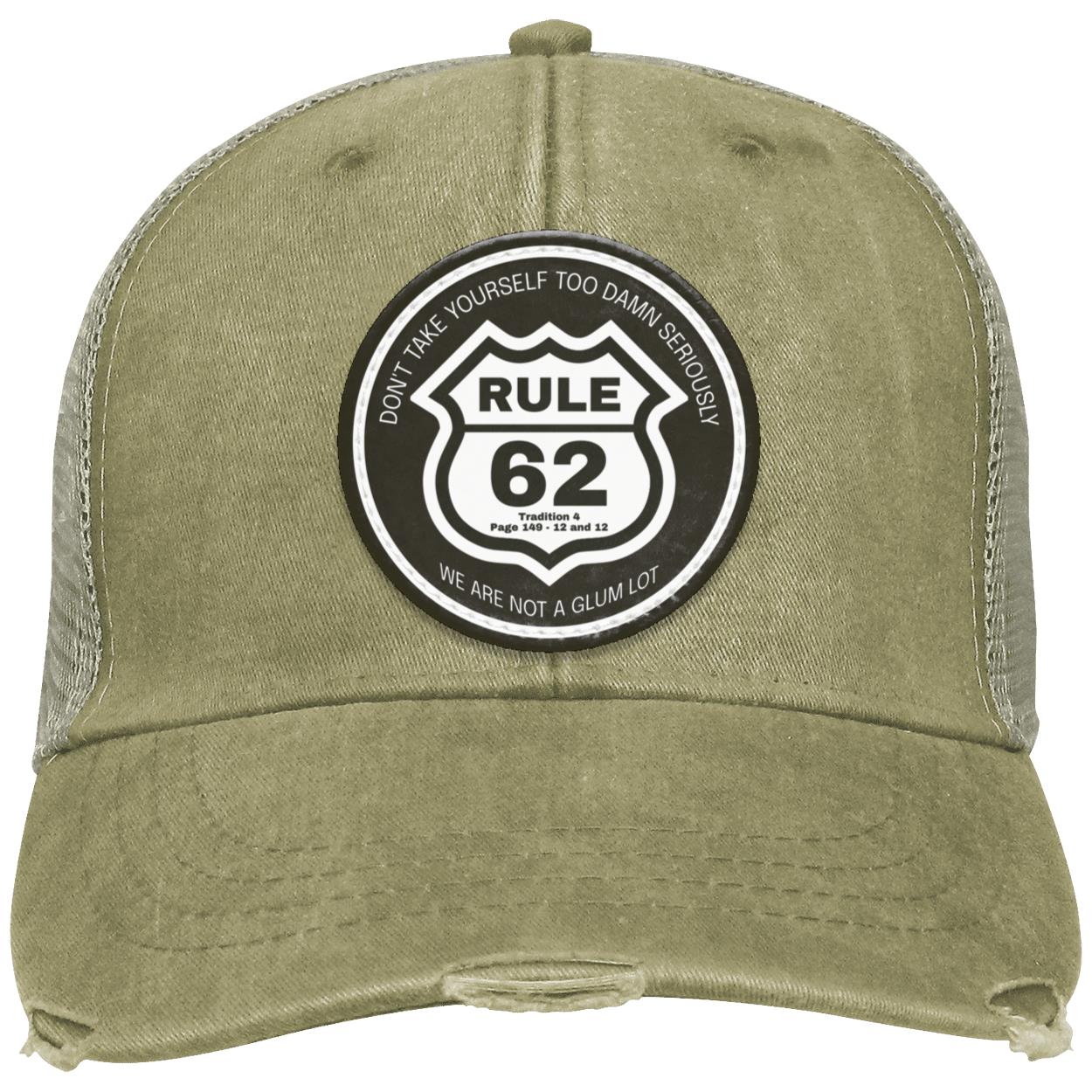 Recovery Distressed Ollie Cap | Inspiring Sobriety |  Rule 62