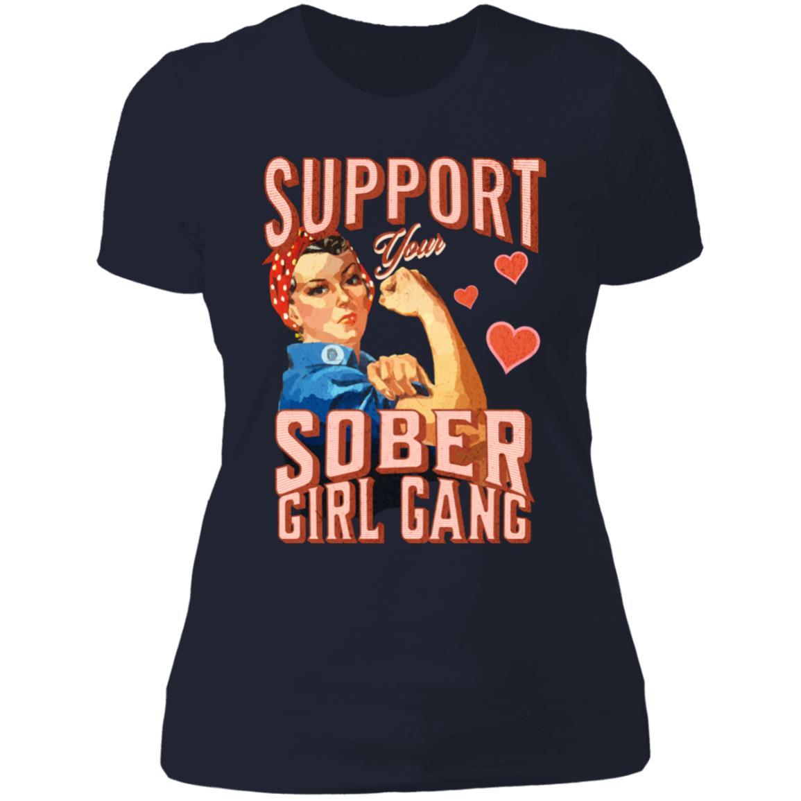 Womens Recovery T-Shirt | Inspiring Sobriety | Support Your Sober Girl Gang