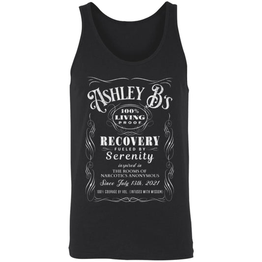 Custom Recovery Unisex Tank | Inspiring Sobriety |  (Custom) 100% Living Proof