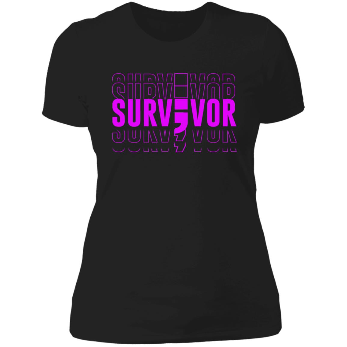 Womens Recovery T-Shirt | Inspiring Sobriety | Survivor