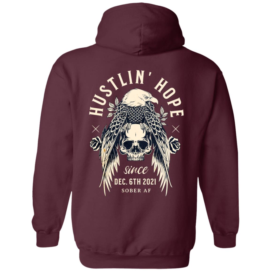 Custom Recovery Zip Hoodie  | Inspiring Sobriety |  Hustlin' Hope