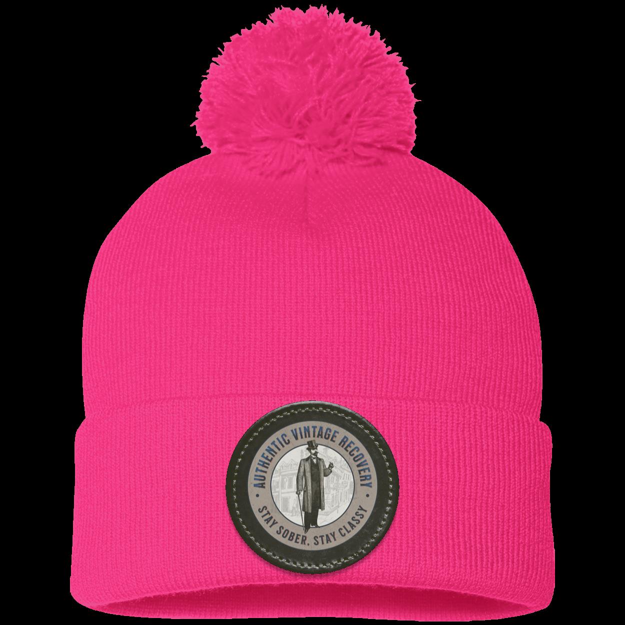 Recovery Pom Beanie | Inspiring Sobriety |  Stay Sober, Stay Classy