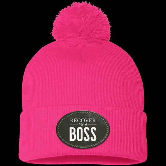 Recovery Pom Beanie | Inspiring Sobriety |  Recover Like a Boss