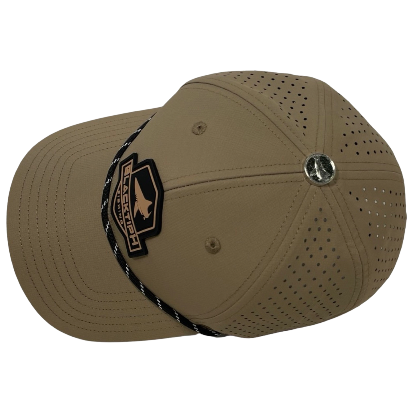 BlacktipH PVC Khaki Performance Snapback Hat