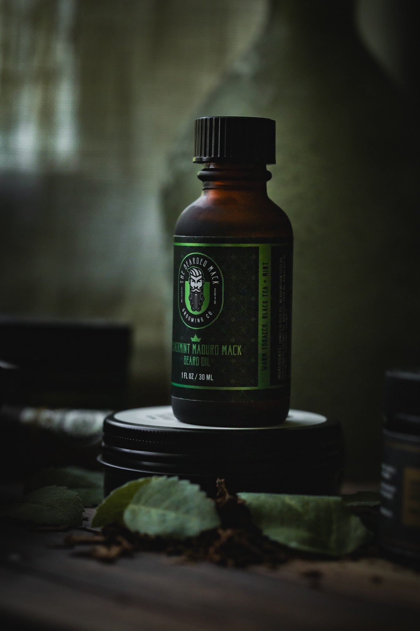 Blackmint Maduro Mack Beard Oil -  Warm Tobacco, Black Tea + Mint