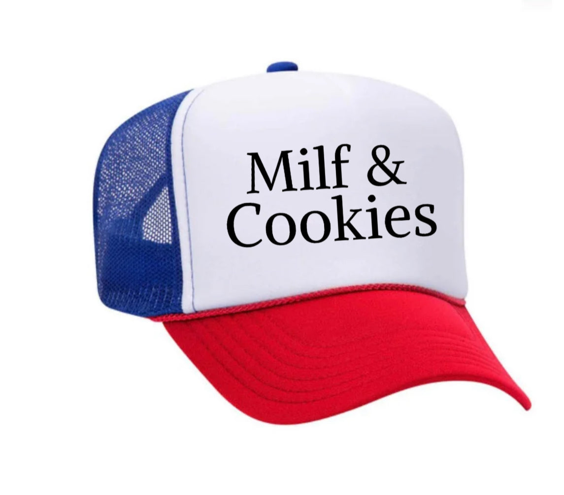 Milf & Cookies Trucker Hat