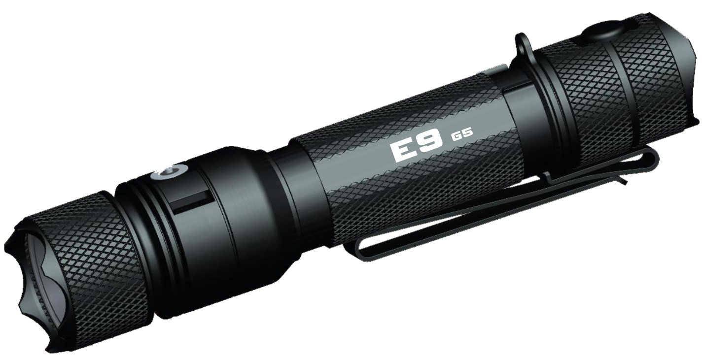 E9 GEN5 Long Throw- 3,000 Lumen Tactical EDC Flashlight