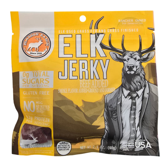 Elk Jerky - 2.1oz Resealable Bag