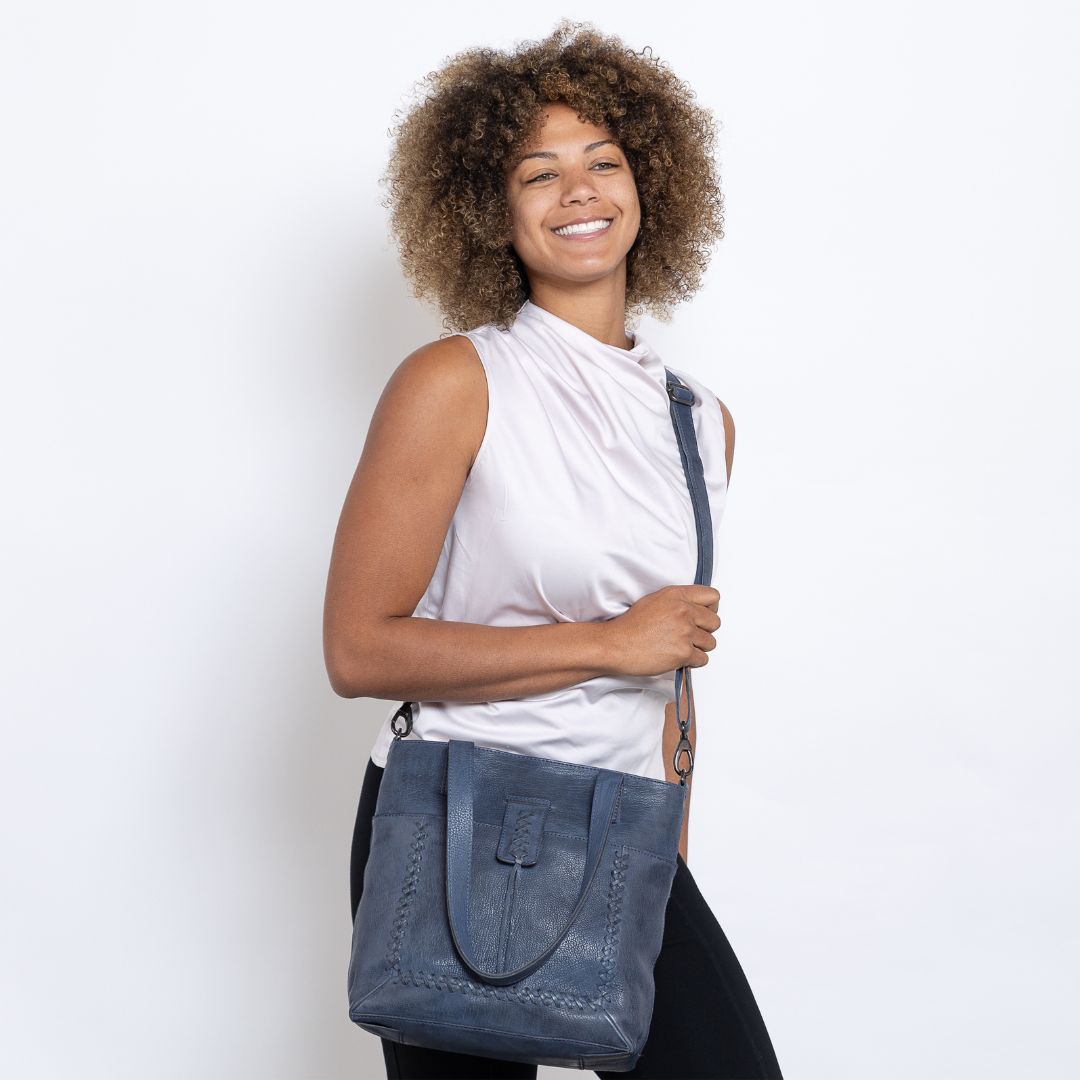 Concealed Carry Eden Leather Tote by Lady Conceal