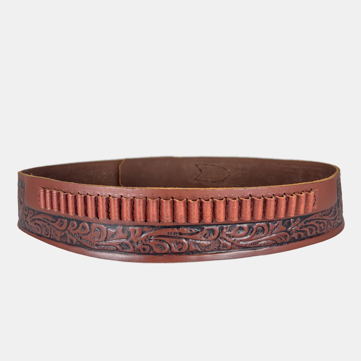 Embossed Revolver Cartridge Belt - 2.5"