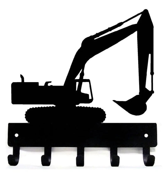 Excavator Key Rack with 5 Hooks