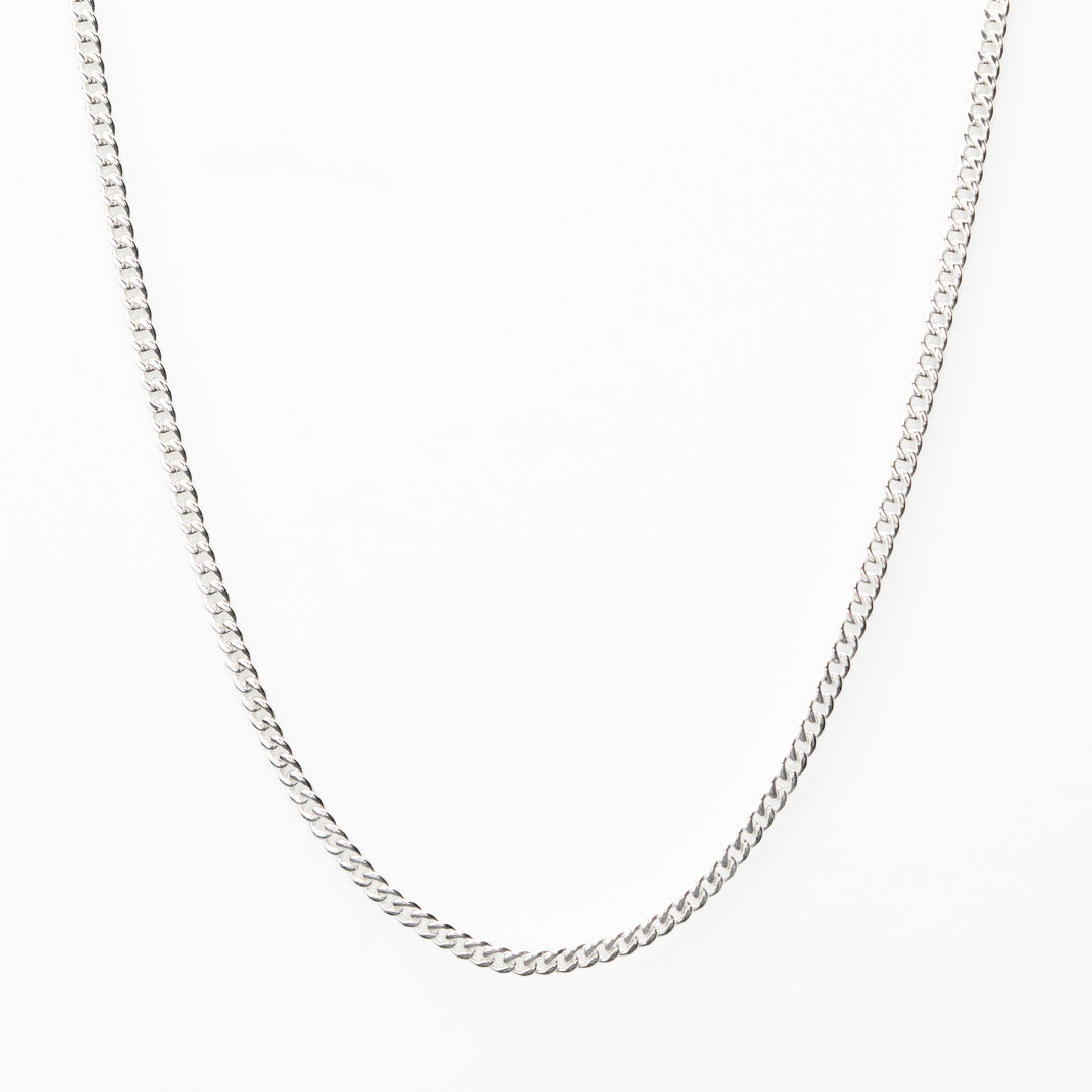 Luxury 925 Silver Cuban Necklace - 3mm