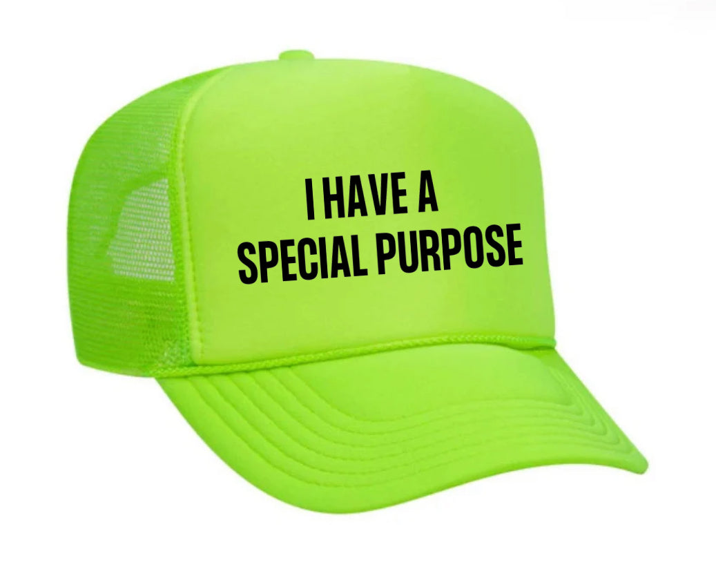 I Have A Special Purpose Trucker Hat