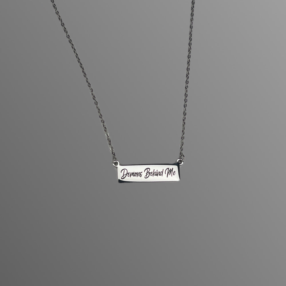 NEW! Women's Stainless Steel Bar Necklace