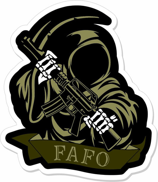 FAFO Reaper - 3.75" Sticker