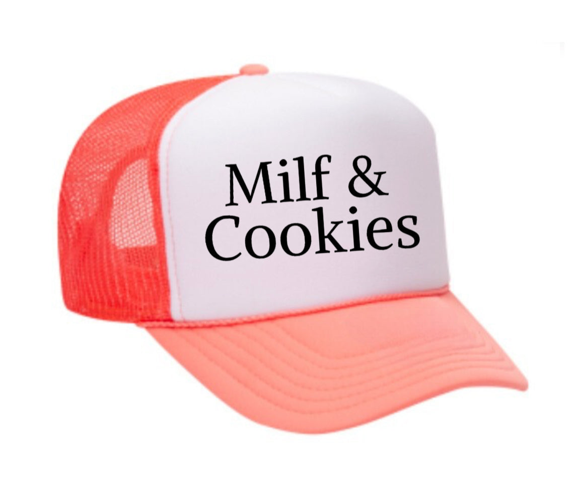 Milf & Cookies Trucker Hat