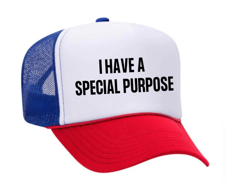 I Have A Special Purpose Trucker Hat