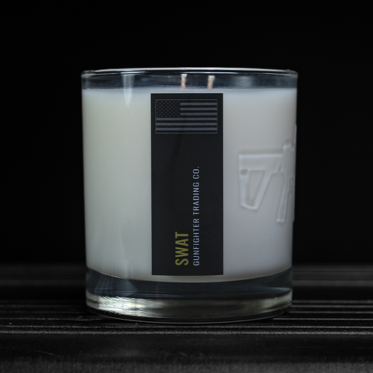 SWAT CANDLE (EMBOSSED AR15)