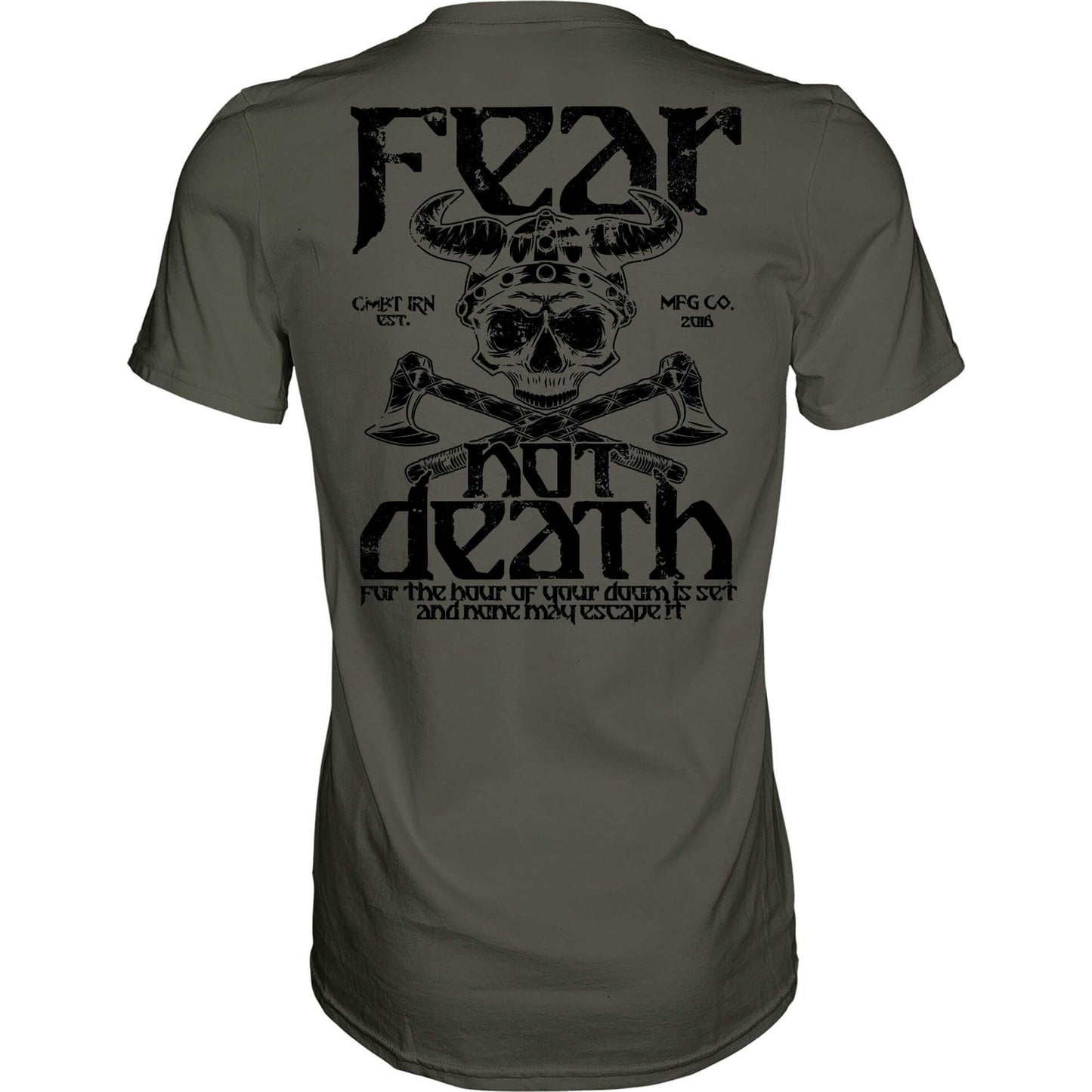 FEAR NOT DEATH, VIKING WARRIOR MEN'S T-SHIRT