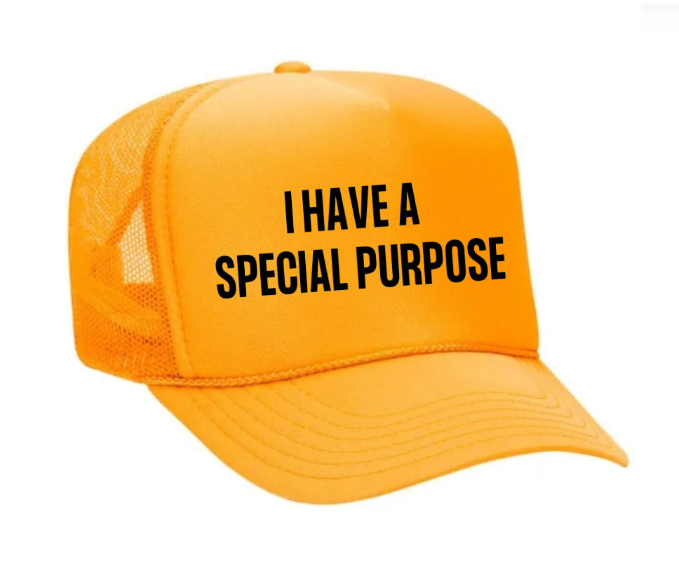 I Have A Special Purpose Trucker Hat