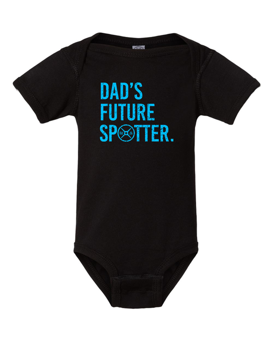 Dads Future Spotter Onesie (With Blue Text)