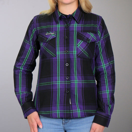 Hot Leathers FLL3006 Ladies 'Voodoo' Flannel Long Sleeve Shirt