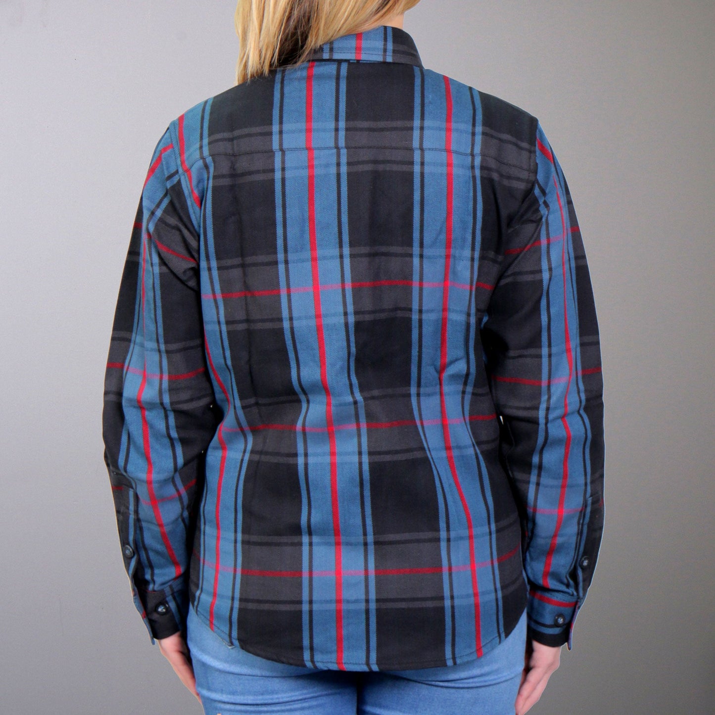 Hot Leathers FLL3007 Ladies 'Long Live The King' Flannel Shirt