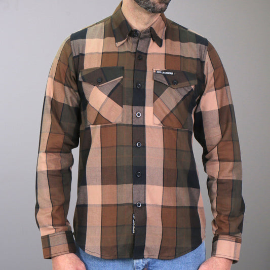 Hot Leathers FLM2013 Men's 'Sidewinder' Flannel Long Sleeve Shirt