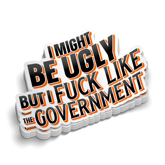 F Like The Government - Hard Hat Decal