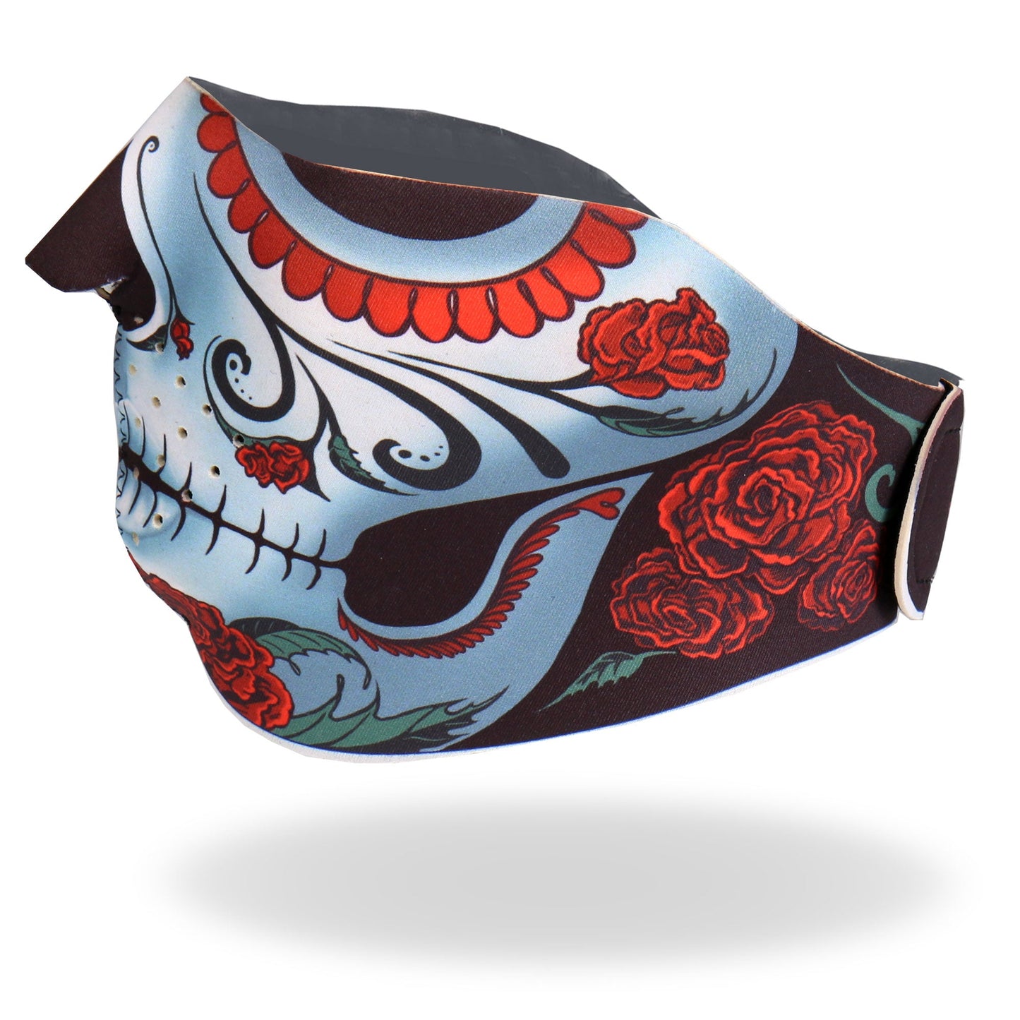 Hot Leathers FMB1005  Calavera Half Face Mask